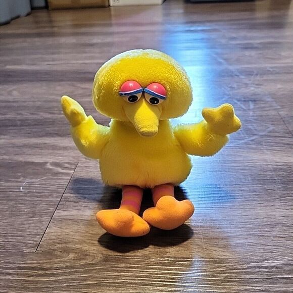 Vintage 1992 10" Sesame Street Baby Big Bird Plush Child Dimension Inc Rare - Picture 1 of 9
